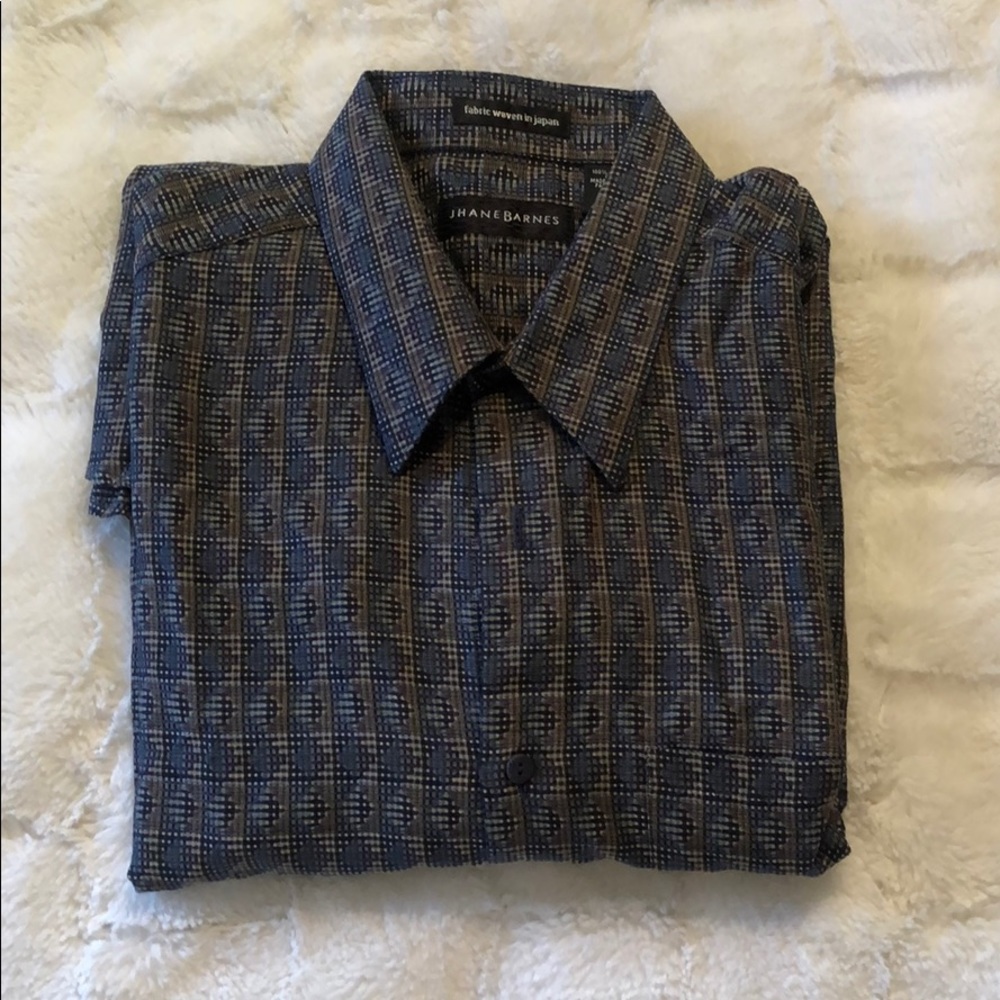 Jhane Barnes Men’s Button Down SIZE LARGE
